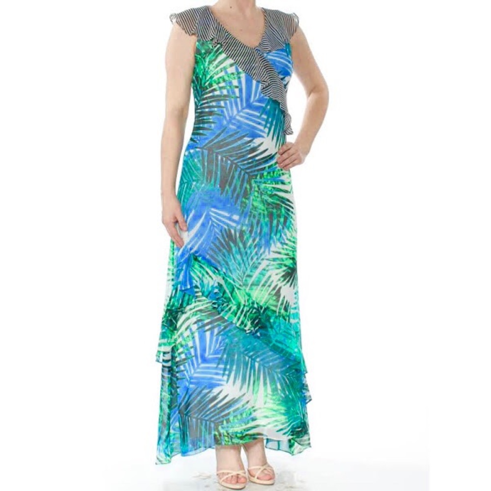 Calvin Klein high low maxi dress 14/16